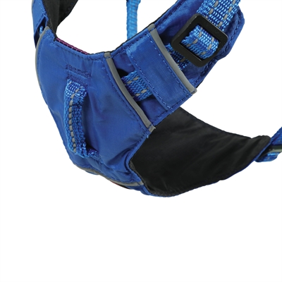 Zolux Easyride Hondentuig Blauw S 33-49 cm met uittrekbare riem