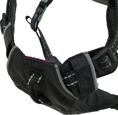 Zolux Easyride Hondentuig Zwart S 33-49 cm met uittrekbare riem