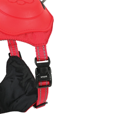Zolux Easyride Hondentuig Rood S 33-49x41-54 cm met uittrekbare riem