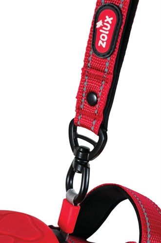 Zolux Easyride Hondentuig Rood M 41-57 cm met uittrekbare riem
