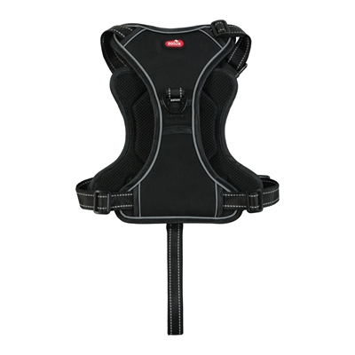 Zolux Easyride Hondentuig Zwart L 46-64 cm met uittrekbare riem