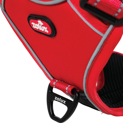 Zolux Easyride Hondentuig Rood L 46-64 cm met uittrekbare riem