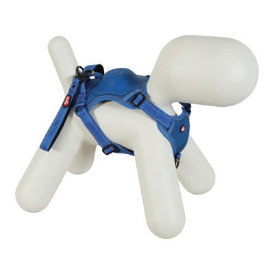 Zolux Easyride Hondentuig Blauw XL 56-80 cm met uittrekbare riem