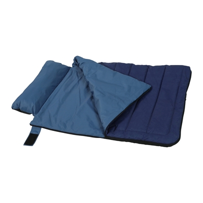 Zolux Bivouak Hondendeken/Slaapzak 2in1 Blauw 95x60-120 cm — Comfortabele rustplek voor jouw hond