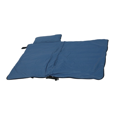 Zolux Bivouak Hondendeken/Slaapzak 2in1 Blauw 95x60-120 cm — Comfortabele rustplek voor jouw hond