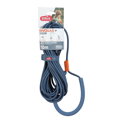Zolux Sleeplijn Rond Siliconen Blauw 10m x 0,6cm