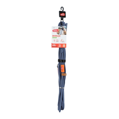 Zolux Bivouak Verstelbare Hondenlijn Blauw 5m x 0,6cm