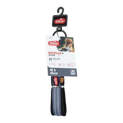 Zolux Bivouak Halsband Hond Blauw M 35-45 cm