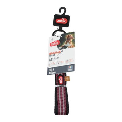 Zolux Bivouak Halsband Hond Rood M 35-45 cm