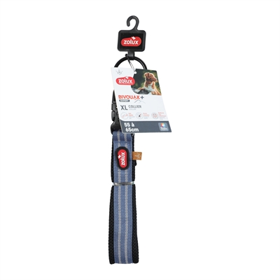 Zolux Bivouak Halsband Hond Blauw XL 55-65 cm