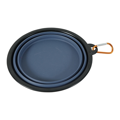 Zolux Opvouwbare Siliconen Voerbak Blauw 16 cm 650 ml