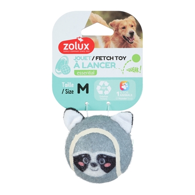 Zolux Tennisbal Wasbeer M 6,5 cm voor honden