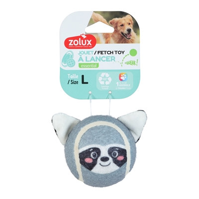Zolux Tennisbal Wasbeer 7,6 cm voor honden