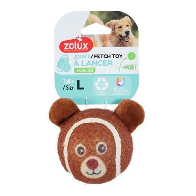 Zolux Tennisbal Beer 7,5 CM voor honden