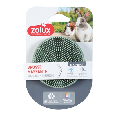 Zolux Rubber Borstel voor Knaagdieren 7,5 CM