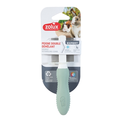Zolux Dubbele Kam voor Knaagdieren 14,5 CM