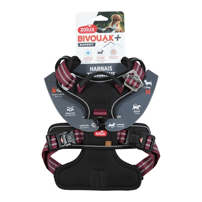 Zolux Bivouak Hondentuig Rood M 32,5-52x56-69 CM