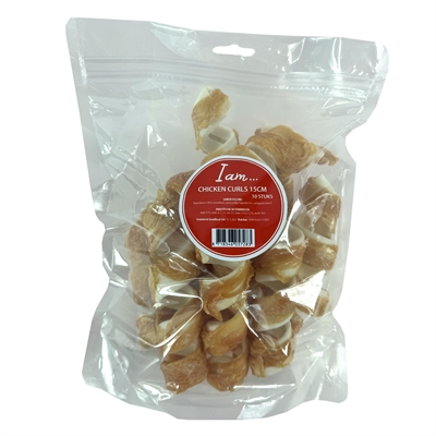 I Am Chicken Curls Kauwsnacks 10 ST