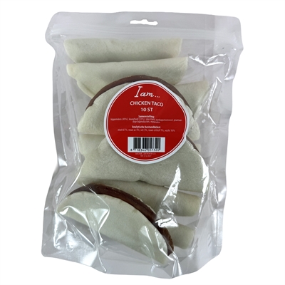 I Am Chicken Taco Kauwsnacks 10 st 80 gr