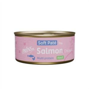 Prins Soft Pate Salmon / Chicken 24x70 GR