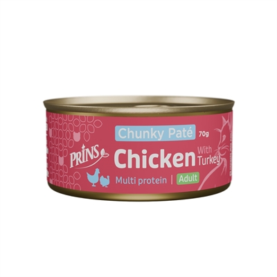 Prins Chunky Pate Chicken / Turkey 24x70 GR
