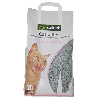 Agriselect Ultra White Kattenbakvulling 20 Ltr