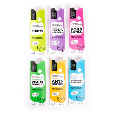 Hery Shampoo Poeder Abrikoos 25 GR voor honden