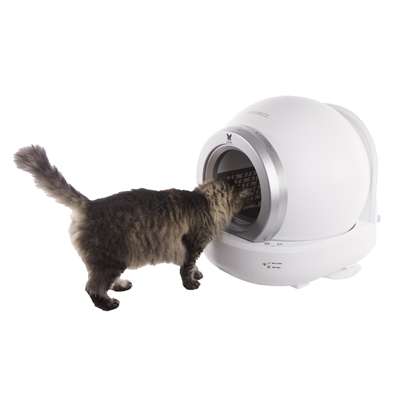 Martin Automatische Kattenbak Wit 50x57x53 cm voor katten tot 10 kg