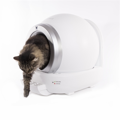 Martin Automatische Kattenbak Wit 50x57x53 cm voor katten tot 10 kg