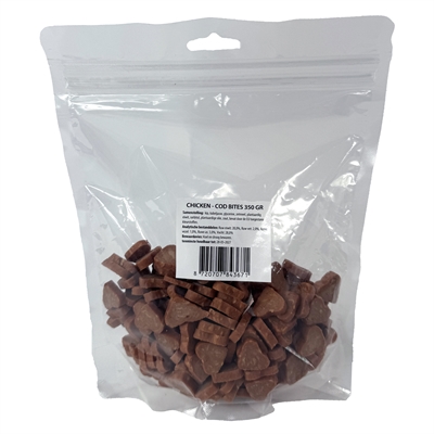 I Am Chicken & Codfish Bites 350 GR - Zachte snacks voor honden