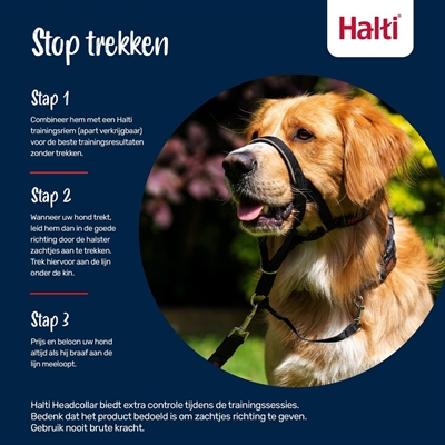 The Company of Animals Halti Headcollar Zwart Nr 3