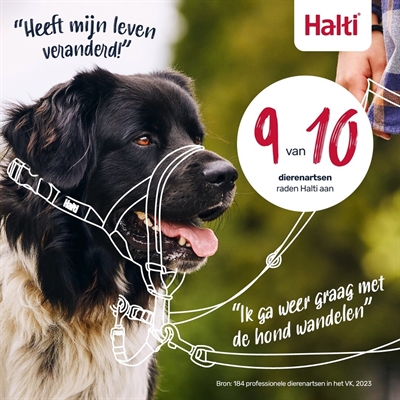 The Company of Animals Halti Headcollar Zwart Nr 3