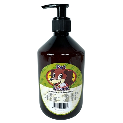 Petsnack Zalmolie Met Schapenvet 500 ML