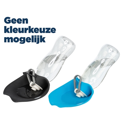 Trixie Drinkfles met Bakje Siliconen 550 ML Assorti