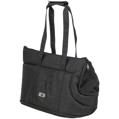 Trixie Hondentas Riva Zwart 45x26x30 cm met gaas-inzetstuk
