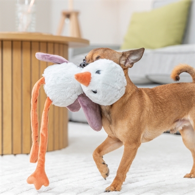 Trixie Be Eco Struisvogel Pluche 41 CM hondenspeeltje