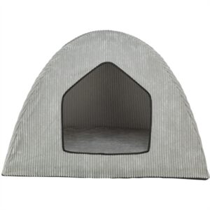 Trixie Hondenmand Tent Jonna Ribstof Lichtgrijs 100x70x70 cm