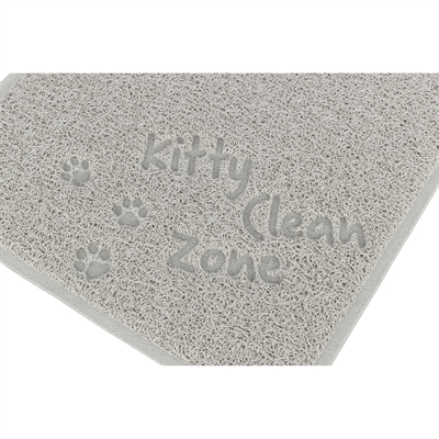 Trixie Kattenbakmat PVC Lichtgrijs 45x37 cm