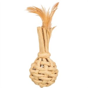 Trixie Verenspeeltje Met Bel Papiergaren XXL 15 CM voor katten