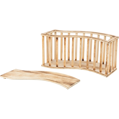 Trixie Hooiruif met Deksel Hout 37x13x19 CM