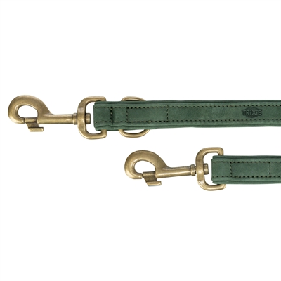 Trixie Hondenriem Pure Leer Saliegroen L-XL 200x2,5 cm