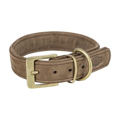 Trixie Halsband Hond Leer Bruin L 47-54x4 CM
