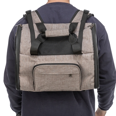 Trixie Hondentas Rugtas Shiva Bruin/Beige 41x21x30 cm