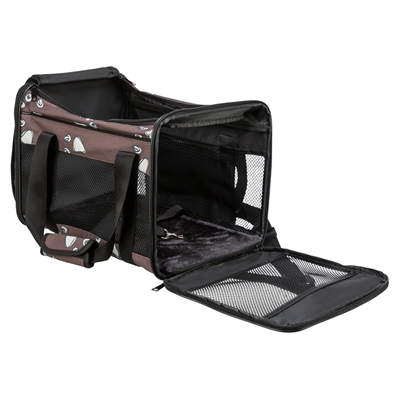 Trixie Hondentas Adrina Met Print Bruin 42x26x27 CM