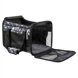 Trixie Hondentas Adrina Met Print Zwart 42x26x27 CM