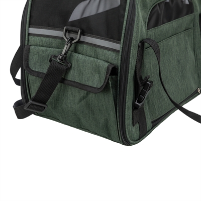 Trixie Hondentas Madison Olijfgroen 50x25x18 cm voor honden tot 7 kg