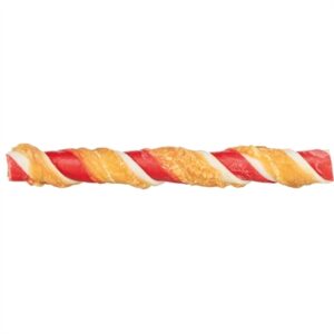 Trixie Denta Fun Barbecue Roll Kippenborst 17 cm 45 gr 50 st