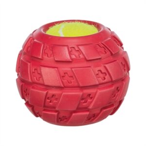 Trixie Tennisbal in Rubber Band 7,5 cm 3 st
