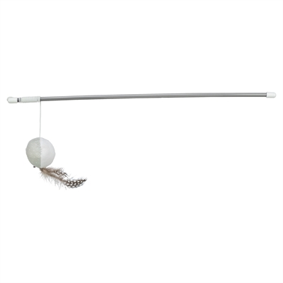 Trixie Kattenhengel met Bal en Veren 46 cm