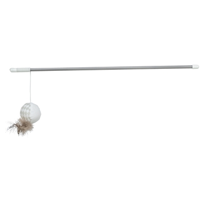 Trixie Kattenhengel met Bal en Veren 46 cm